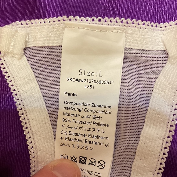 Sexy Lingerie Bra,Thong & Garter SZ L - Picture 9 of 14